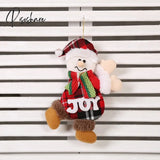 New Year Cute Santa Claus Snowman Dolls Christmas Tree Decoration For Home Xmas Elf Navidad Kids