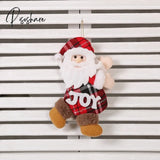 New Year Cute Santa Claus Snowman Dolls Christmas Tree Decoration For Home Xmas Elf Navidad Kids