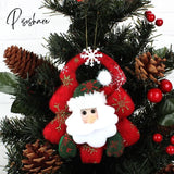 New Year Cute Santa Claus Snowman Dolls Christmas Tree Decoration For Home Xmas Elf Navidad Kids