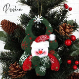 New Year Cute Santa Claus Snowman Dolls Christmas Tree Decoration For Home Xmas Elf Navidad Kids