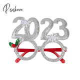 New Years Eve Party Ideas Christmas Decoation For Home Photo Booth Props Santa Claus Tree Glasses