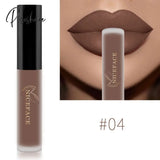 Nude Liquid Lipsticks Waterproof Velvet Matte Lip Gloss Long Lasting Non-Stick Cup Tint Makeup