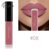 Nude Liquid Lipsticks Waterproof Velvet Matte Lip Gloss Long Lasting Non-Stick Cup Tint Makeup