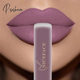 Nude Liquid Lipsticks Waterproof Velvet Matte Lip Gloss Long Lasting Non-Stick Cup Tint Makeup