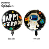 Outer Space Balloon Garland Kit Arch Moon Rocket Astronaut Foil Helium Balloons For Galaxy Theme