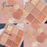 Palette Pearly Eyeshadow Glitter Earth Color Eyeshadows Shiny Eye Shadow Pallet Makeup Pigmentos