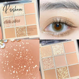 Palette Pearly Eyeshadow Glitter Earth Color Eyeshadows Shiny Eye Shadow Pallet Makeup Pigmentos