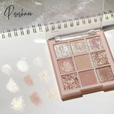 Palette Pearly Eyeshadow Glitter Earth Color Eyeshadows Shiny Eye Shadow Pallet Makeup Pigmentos