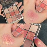 Palette Pearly Eyeshadow Glitter Earth Color Eyeshadows Shiny Eye Shadow Pallet Makeup Pigmentos