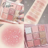 Palette Pearly Eyeshadow Glitter Earth Color Eyeshadows Shiny Eye Shadow Pallet Makeup Pigmentos