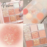 Palette Pearly Eyeshadow Glitter Earth Color Eyeshadows Shiny Eye Shadow Pallet Makeup Pigmentos