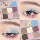 Palette Pearly Eyeshadow Glitter Earth Color Eyeshadows Shiny Eye Shadow Pallet Makeup Pigmentos