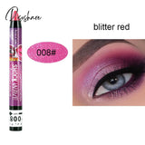 Pearlescent Eyeshadow Pen 12 Colors Lasting Waterproof Not Blooming Shiny Glitter Silkworm Gel Eye