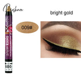 Pearlescent Eyeshadow Pen 12 Colors Lasting Waterproof Not Blooming Shiny Glitter Silkworm Gel Eye