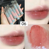 Pink Clear Mirror Water Lip Gloss Glaze Transparent Waterproof Glossy Liquid Lipstick Red Tint