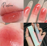 Pink Clear Mirror Water Lip Gloss Glaze Transparent Waterproof Glossy Liquid Lipstick Red Tint