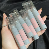 Pink Clear Mirror Water Lip Gloss Glaze Transparent Waterproof Glossy Liquid Lipstick Red Tint