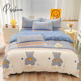 Pisoshare 1 Pc 100% Cotton Duvet Cover 200X200 Small Fresh Single Quilt Without Pillowcase No Bed