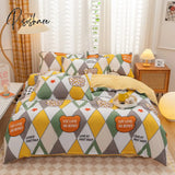 Pisoshare 1 Pc 100% Cotton Duvet Cover 200X200 Small Fresh Single Quilt Without Pillowcase No Bed