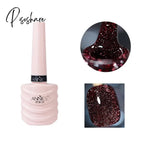 Pisoshare 10Ml Reflective Glitter Nail Gel Polish Sparkling Auroras Laser Semi Permanent Uv Varnish