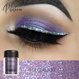 Pisoshare 18 Colors Glitter Eye Shadow Loose Powder Shimmer Pigment Eyeshadow Makeup 14