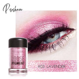 Pisoshare 18 Colors Glitter Eye Shadow Loose Powder Shimmer Pigment Eyeshadow Makeup 3