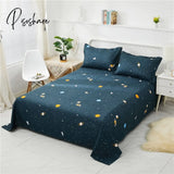 Pisoshare 1Pc Bed Sheet Coverlet Double Single King Queen Size Dustproof Four Seasons Universal