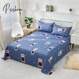 Pisoshare 1Pc Bed Sheet Coverlet Double Single King Queen Size Dustproof Four Seasons Universal