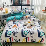 Pisoshare 1Pc Ins Style Duvet Cover/ Quilt Cover Bedclothes Bed Sheet Single Double Queen King Size