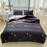 Pisoshare 1Pc Ins Style Duvet Cover/ Quilt Cover Bedclothes Bed Sheet Single Double Queen King Size