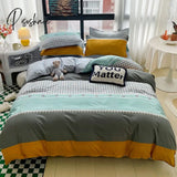 Pisoshare 1Pc Ins Style Duvet Cover/ Quilt Cover Bedclothes Bed Sheet Single Double Queen King Size