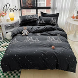 Pisoshare 1Pc Ins Style Duvet Cover/ Quilt Cover Bedclothes Bed Sheet Single Double Queen King Size