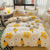 Pisoshare 1Pc Ins Style Duvet Cover/ Quilt Cover Bedclothes Bed Sheet Single Double Queen King Size