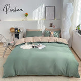 Pisoshare 1Pc Ins Style Duvet Cover/ Quiltcover Solid Color Bedclothes Single Double Queen King