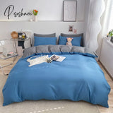 Pisoshare 1Pc Ins Style Duvet Cover/ Quiltcover Solid Color Bedclothes Single Double Queen King