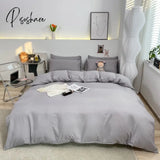 Pisoshare 1Pc Ins Style Duvet Cover/ Quiltcover Solid Color Bedclothes Single Double Queen King