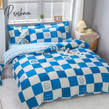 Pisoshare 1Pc Nordic Simple Duvet Cover/ Quilt Cover Bedclothes Bed Sheet Single Double Queen King