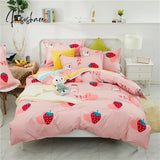 Pisoshare 1Pc Nordic Simple Duvet Cover/ Quilt Cover Bedclothes Bed Sheet Single Double Queen King