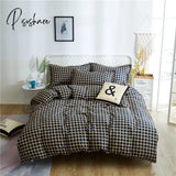 Pisoshare 1Pc Nordic Simple Duvet Cover/ Quilt Cover Bedclothes Bed Sheet Single Double Queen King