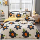 Pisoshare 1Pc Nordic Simple Duvet Cover/ Quilt Cover Bedclothes Bed Sheet Single Double Queen King