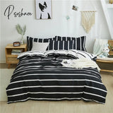 Pisoshare 1Pc Nordic Simple Duvet Cover/ Quilt Cover Bedclothes Bed Sheet Single Double Queen King