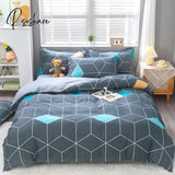 Pisoshare 1Pc Nordic Simple Duvet Cover/ Quilt Cover Bedclothes Bed Sheet Single Double Queen King