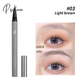 Pisoshare 1Pc Water Liquid Eyebrow Pencil Waterproof Long Lasting No Blooming Eyeliner Lying