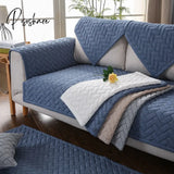 Pisoshare 1Pcs Cotton Sofa Cover Modern Non-Slip Corner Couch Covers For Living Room 3 Seater