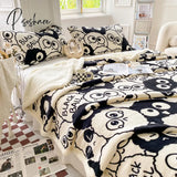 Pisoshare 2 In 1 Multi Functional Quilt Cover Blanket Thicker Super Soft Double-Layer Lamb Plush