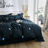 Pisoshare 3/4Pc Bedding Set Duvet Cover/ Quilt Cover Bedclothes Bed Sheet Single Double Queen King