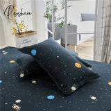 Pisoshare 3/4Pc Bedding Set Duvet Cover/ Quilt Cover Bedclothes Bed Sheet Single Double Queen King