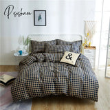 Pisoshare 3/4Pc Bedding Set Duvet Cover/ Quilt Cover Bedclothes Bed Sheet Single Double Queen King