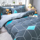 Pisoshare 3Pcs Nordic Simple Duvet Cover/ Quilt Cover Bedclothes Bed Sheet Single Double Queen King