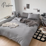 Pisoshare 4-Piece Queen Bedding Set King Quilt Cover Duvet Bed 150/180/200 Duvetcover&2Pcs